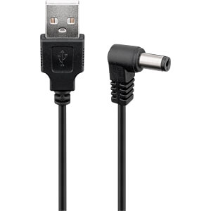 GOOBAY 55154 - Konverter USB A Stecker auf 2,5mm DC Buchse