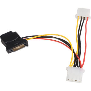ST LP4SATAFM2L - 15-pin SATA auf 3x LP4