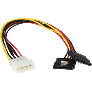 ST PYO2LP4LSATA - LP4 auf 2x 15-pin SATA