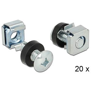 DELOCK 42420 - 19“ Rack Montage Set 20 Stück