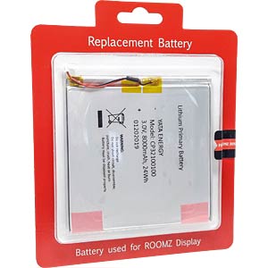 ROOMZ BATTERY 01: Replacement battery for ROOMZ Displays at reichelt ...