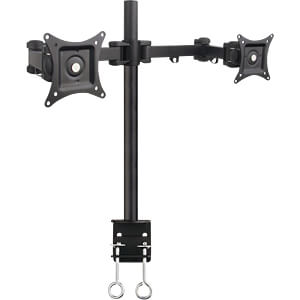 ICA-LCD-482-D - Monitorhalter 2x LCD 13” - 27” Klemme