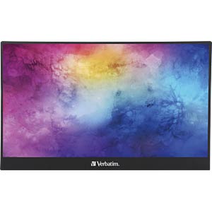 43.9-cm monitor, 16:9, Full HD, touchscreen, USB-C VERBATIM 49593
