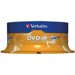 DVD-R4,7 VER25 - Verbatim DVD-R 4,7GB