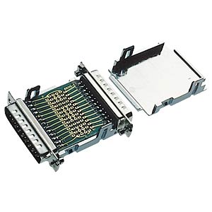 Jumper-Box, RS232, 2x 25-pol. Stecker/Buchse FREI Jumper-Box, RS232, 2x 25-pol. Stecker/Buchse FREI