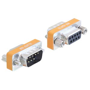 DELOCK 65255 - Adapter Sub-D 9Pin Stecker/Buchse Nullmodem