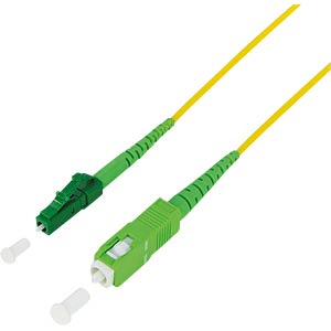 LC/APC-LC/APC G657A 3 Meter Singlemode LWL Simplex Patchkabel LC/APC-LC/APC G657A 3 Meter Singlemode LWL Simplex Patchkabel