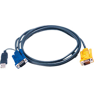 ATEN 2L-5202UP - KVM-Kabel VGA USB