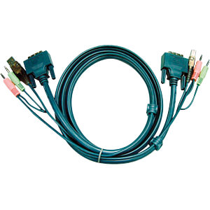 ATEN 2L-7D02U - KVM Kabel DVI-D (Single Link)