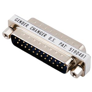 COM 1000 - Gender Changer,Adapter,2x 25-pol. D-Sub ST/BU