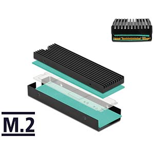 DELOCK 18353 - Kühlkörper für M.2 SSD 2280 schwarz