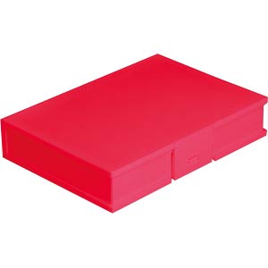 DELOCK 18374 - Schutzbox für 3.5'' HDD rot