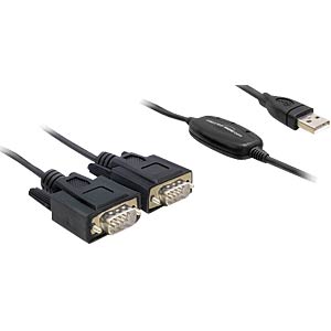 DELOCK 61886: USB > 2 x serial cable adapter at reichelt elektronik