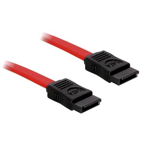 DELOCK 84208 - Kabel SATA 50cm rot ge/ge