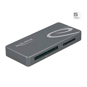 DELOCK 91754 - USB Type-C™ Card Reader + USB Hub mit Typ-A und USB Type-C™
