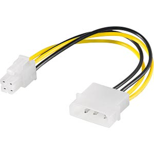 GOOBAY 51362 - Molex 4 Pin Stecker > P4 Pin Stecker