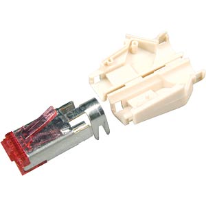 HIROSE CAT6 BG: Hirose RJ45 connector Cat-6, TM21, beige at reichelt ...