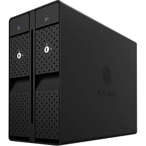 ICY RD3802-C31: Externes 2x 3.5" SATA Gehäuse, USB 3.1 bei reichelt elektronik