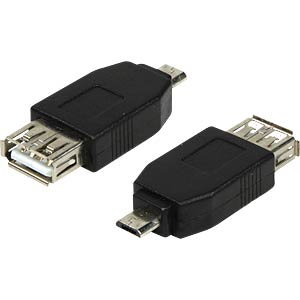 LOGILINK AU0029 - Adapter USB 2.0 Micro-B Stecker > A Buchse