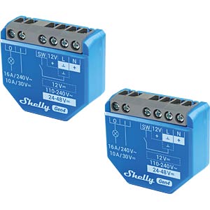 SHELLY Shelly 1 Gen4 BT Matter Zigbee WLAN switch 1-channel, 2