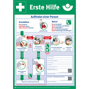 SNG 8001034 - Anleitung Erste-Hilfe Plakatform Kunststoff