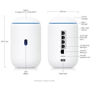 UBIQUITI Ubiquiti UniFi Dream Router 7 | WLAN-Router / Access-Point ...
