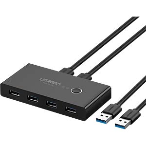 たいと　3/4 UGREEN USB 3.0 switch, 4x USB-A, 2 in 4 out | USB hubs at very