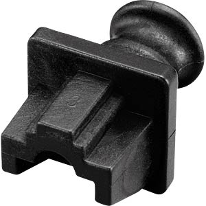 Socket Plug Stopper VALUE RJ45 dust protection stoppers, black, 10 pieces | RJ45 plugs ...