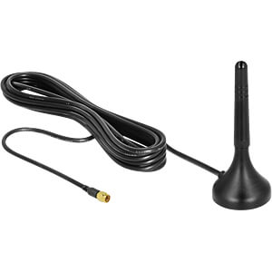 DELOCK 12583 - Antenne LTE SMA Stecker 1 - 2 dBi starr omnidirektional