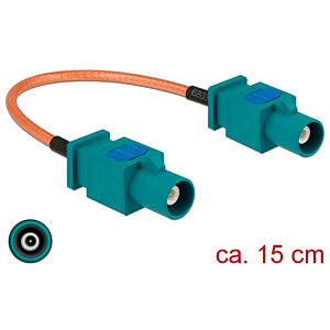 DELOCK 89662 - HF-Kabel FAKRA Z Stecker > FAKRA Z Stecker 15 cm