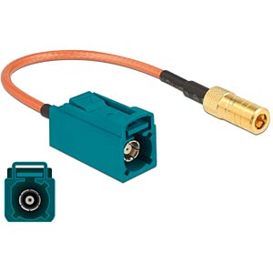 DELOCK 89671 - HF-Kabel FAKRA Z Buchse > SMB Buchse 15 cm