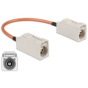 DELOCK 89674 - HF-Kabel FAKRA B Buchse > FAKRA B Buchse 15 cm
