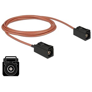 DELOCK 89679 - HF-Kabel FAKRA A Buchse > FAKRA A Buchse 1,25 m