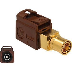 DELOCK 89682 - HF Adapter FAKRA F Buchse > SMB Buchse Delock