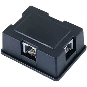 ISDN-Verteilerbox 3-fach incl. Kabel 8/4 3m
