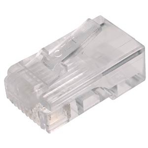 MP 8-4R - Modular Stecker RJ45 für Rundkabel