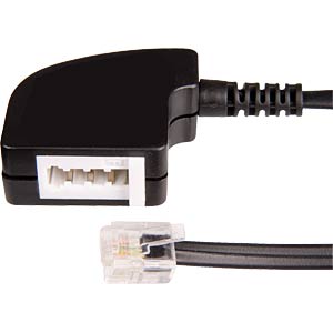 TAE Adapterkabel, F Buchse / Modular Stecker, 0,2 m FREI TAE Adapterkabel, F Buchse / Modular Stecker, 0,2 m FREI