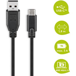 GOOBAY 55468 - Sync- & Ladekabel