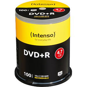 DVD+R4,7 INT100 - Intenso DVD+R 4,7GB