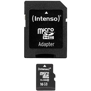 INTENSO 3413470 - MicroSDHC-Speicherkarte 16GB