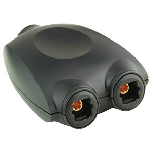 Optical-fibre adapter 1x TOSLINK coupler/2x TOSLINK couplers FREI Optical-fibre adapter 1x TOSLINK coupler/2x TOSLINK couplers FREI