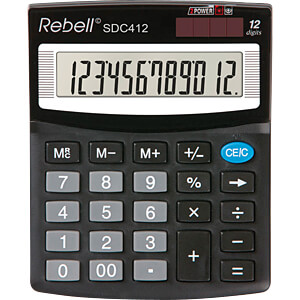 REBELL SDC412 - Taschenrechner