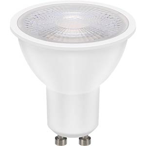 GB 65377: LED lamp GU10, 8 W, 650 lm, 3000 K at reichelt elektronik