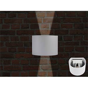 Wandleuchte, 6 W, 660 lm, 3000 K, grau, IP65 V-TAC 7080 Wandleuchte, 6 W, 660 lm, 3000 K, grau, IP65 V-TAC 7080