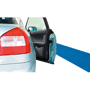 GARAGE 38120: Garage - self-adhesive car door protective strip, 200 x 20 cm  at reichelt elektronik