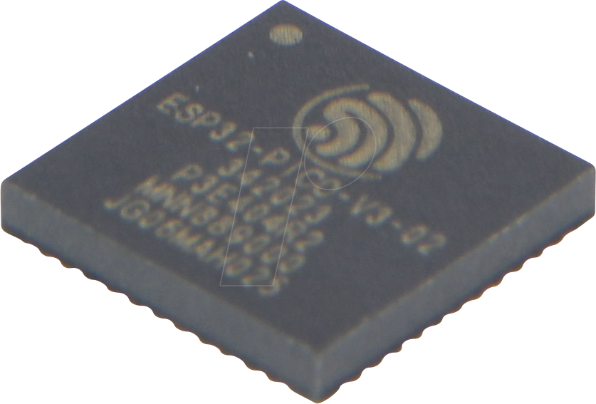 ESP32-PICO-V3-02 - ESP32-Pico SoC, WiFi & BLE, 3,3 V, QFN-48 (7x7mm)