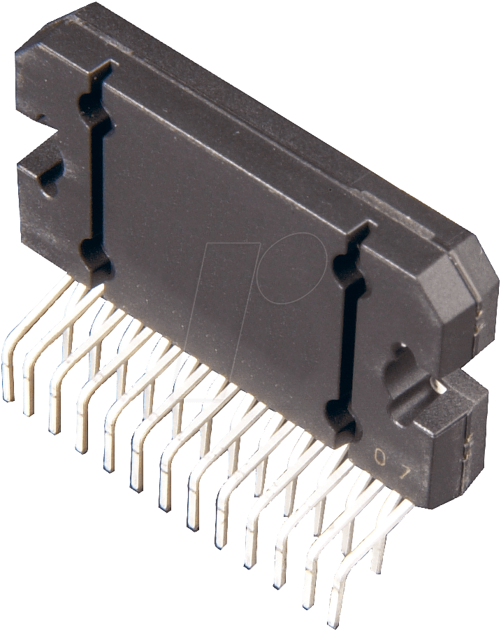 TDA7388: Amplificatore per autoradio 4 ponti 4 canali 4 x 45 W, Flexiwatt  da reichelt elektronik