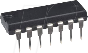 TL 064 DIL TEX - Operationsverstärker, 4-fach, DIP-14