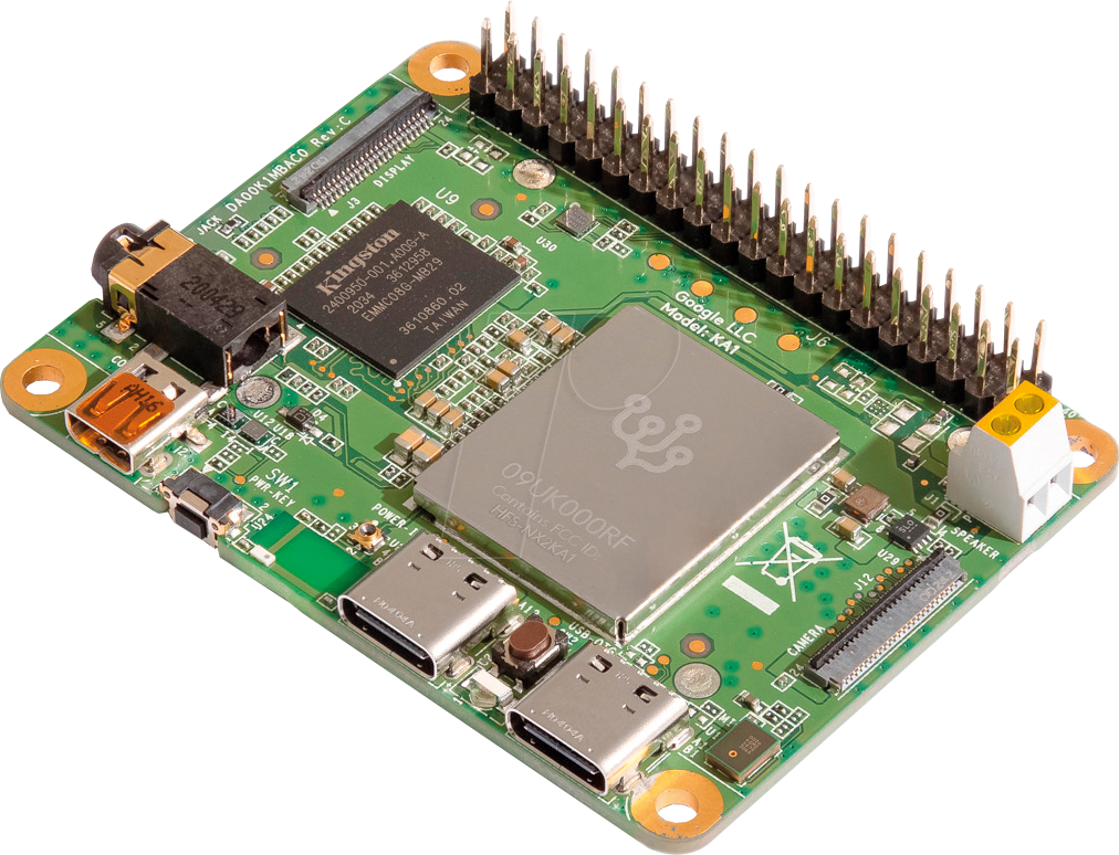 GOOGLE Coral Dev Board Mini, Quad-Core & AI Google Edge TPU, WiFi  