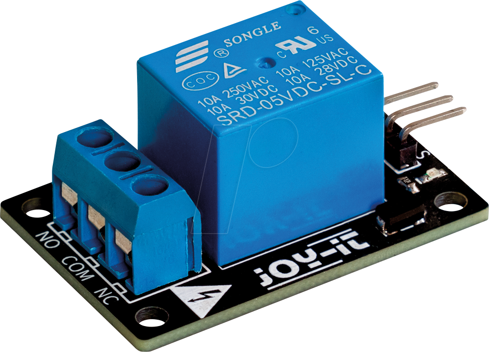 JOY-IT Developer boards - Relay module, 5 V, SRD-05VDC-SL-C | Sensors and modules at very favourable prices | reichelt elektronik